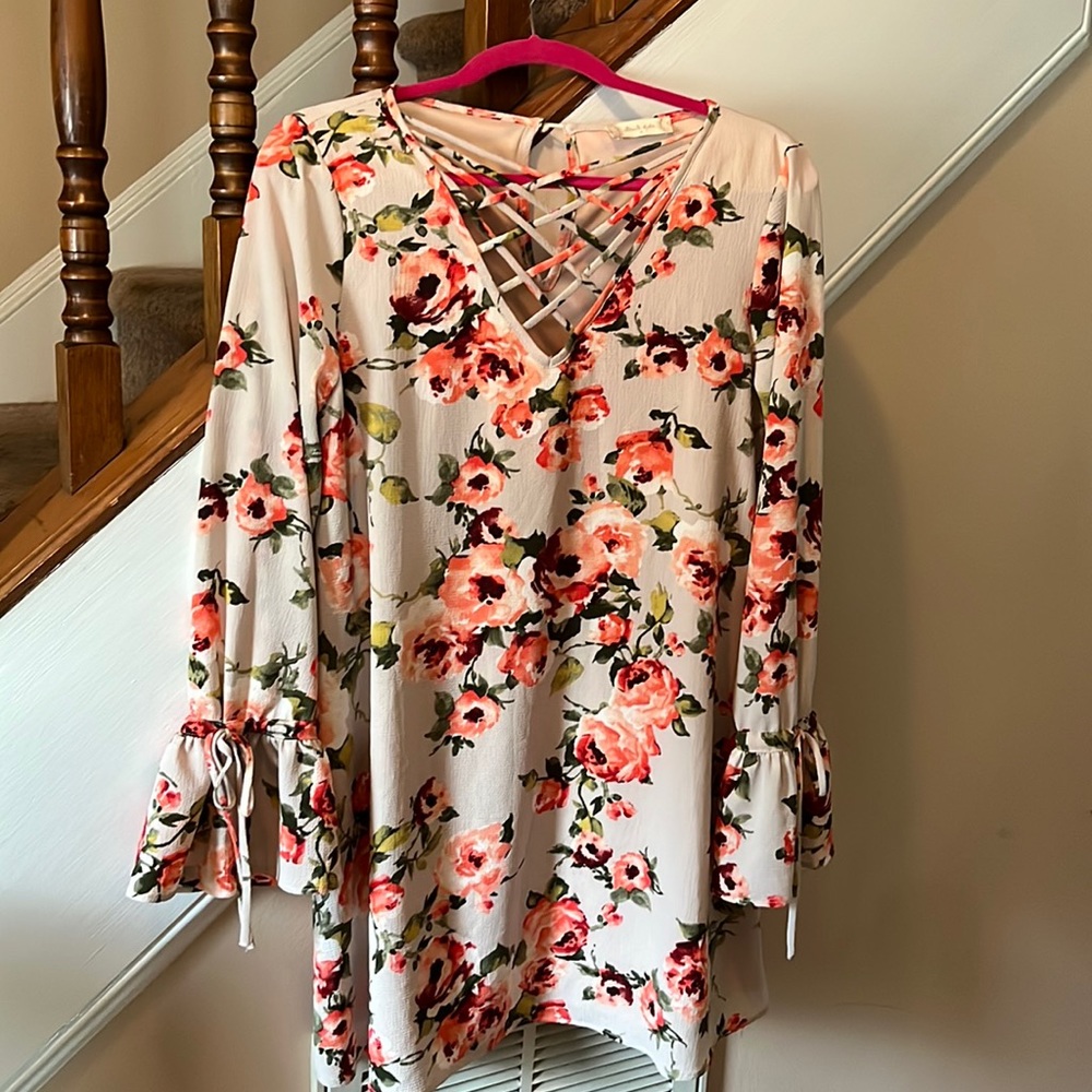 Altar'd State Floral Mini Dress